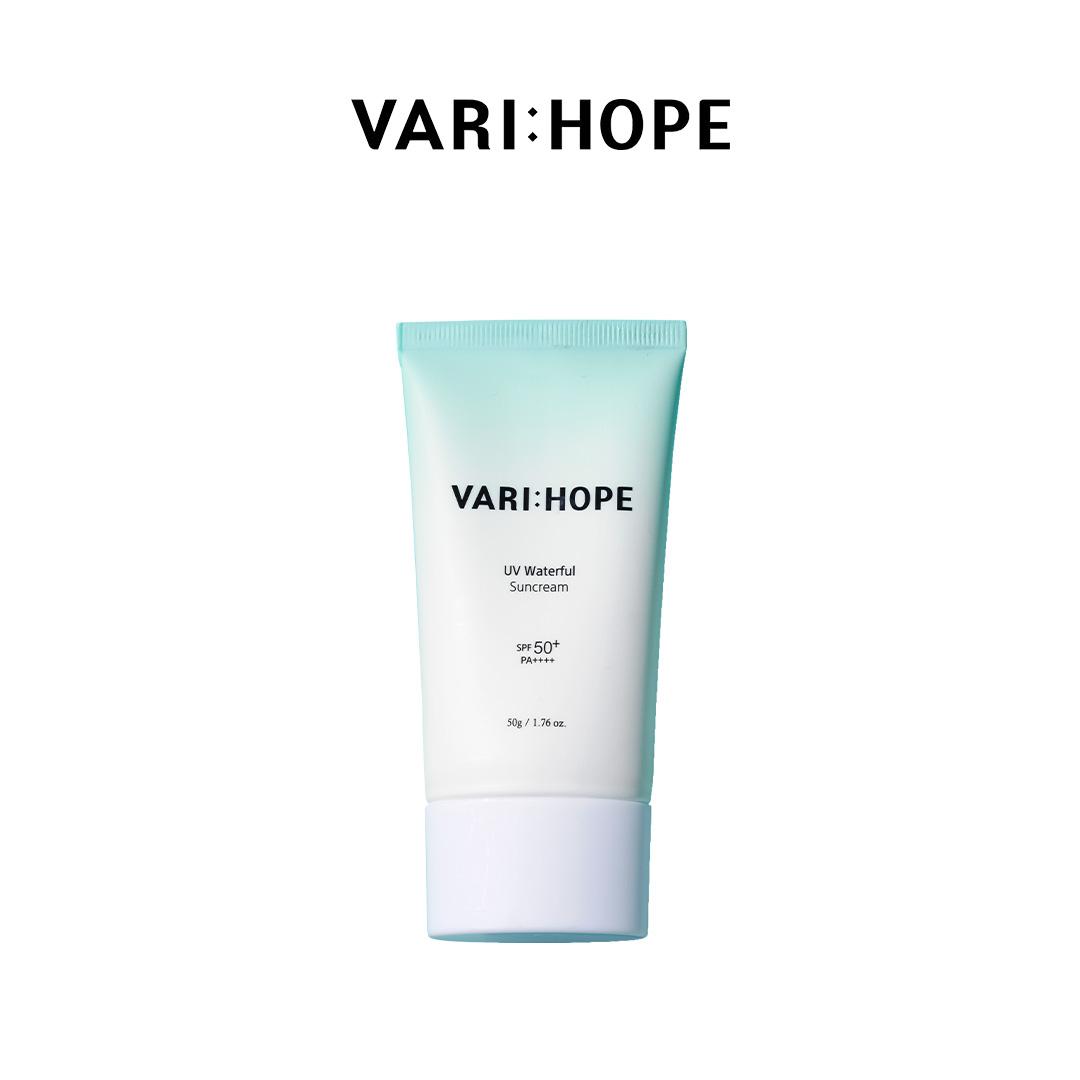 

[VARIHOPE] УФ водный гипоаллергенный увлажняющий солнцезащитный крем для всех типов кожи SPF50+ PA++++ 50г