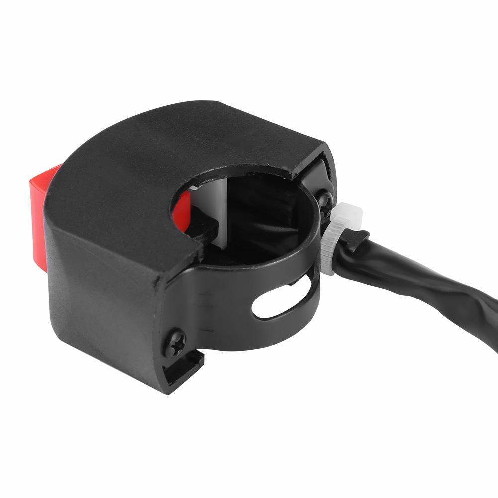 22mm 7 8  Universal Motorcycle Handlebar Switch Headlight Fog Light Switch W  ON OFF Button