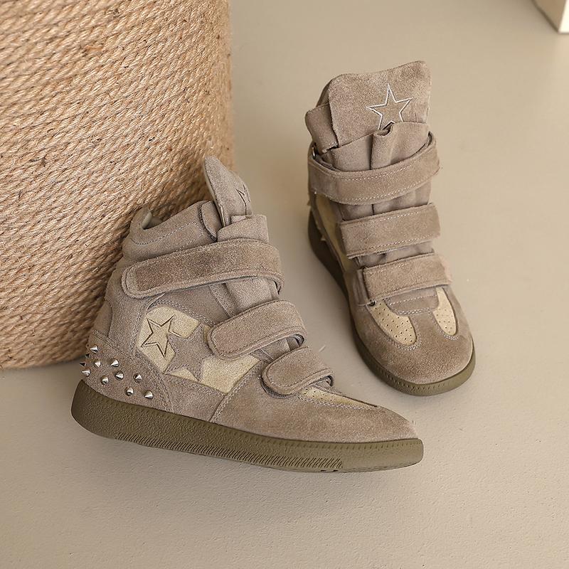 

Высококачественные, Высокие, На толстой подошве, Модные, Универсальные, Удобные, Нескользящие, Дышащие Женские Спортивные и Повседневные Кроссовки 35