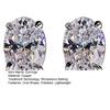 1 Paire Boucles d'Oreilles Femme Boucles d'Oreilles Clous Strass Clous d'Oreilles Mariage Boucle d'Oreille Géométrique Cuivre Bijoux d'Oreille Quotidien Trajet Travail Fête