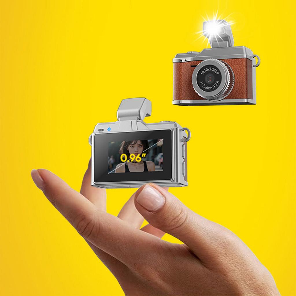 Retro Mini Camera with 0.96in Screen High-Definition Digital Camera Electronic Photography Cam for Indoor Home Outdoor