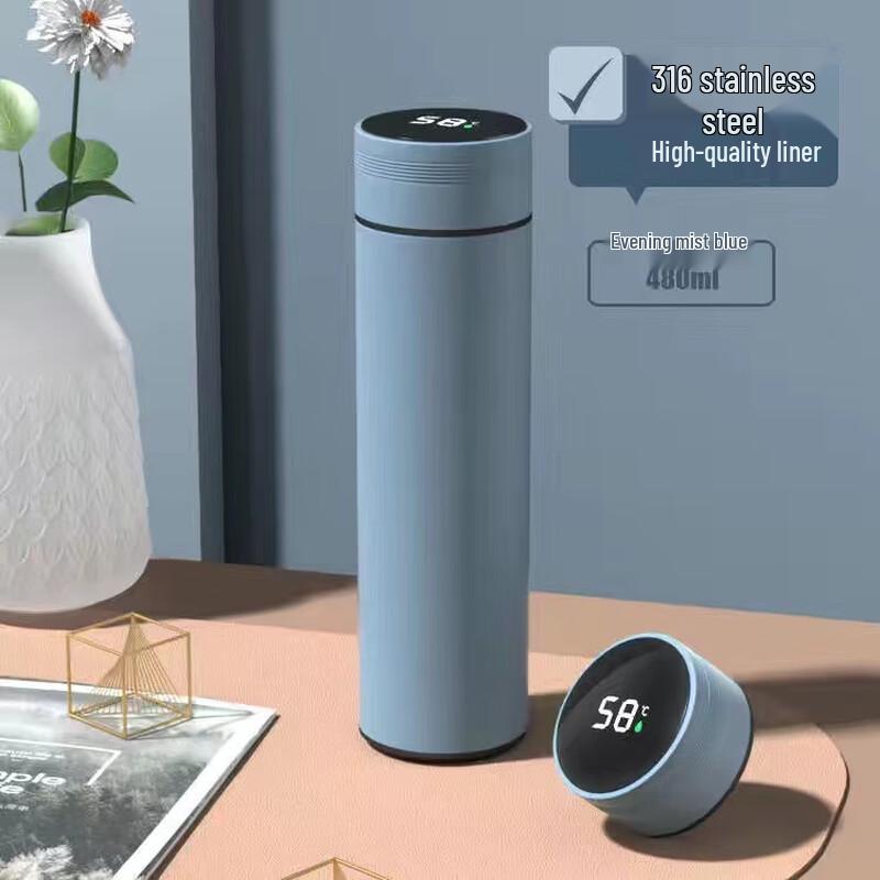 Ting Le Smart Temperature Display 316 Stainless Steel Thermos