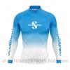 Mens UV Protection Rash Guard Long Sleeve Swim Shirt Snorkeling Diving Surfing Water Sports Wetsuit Top