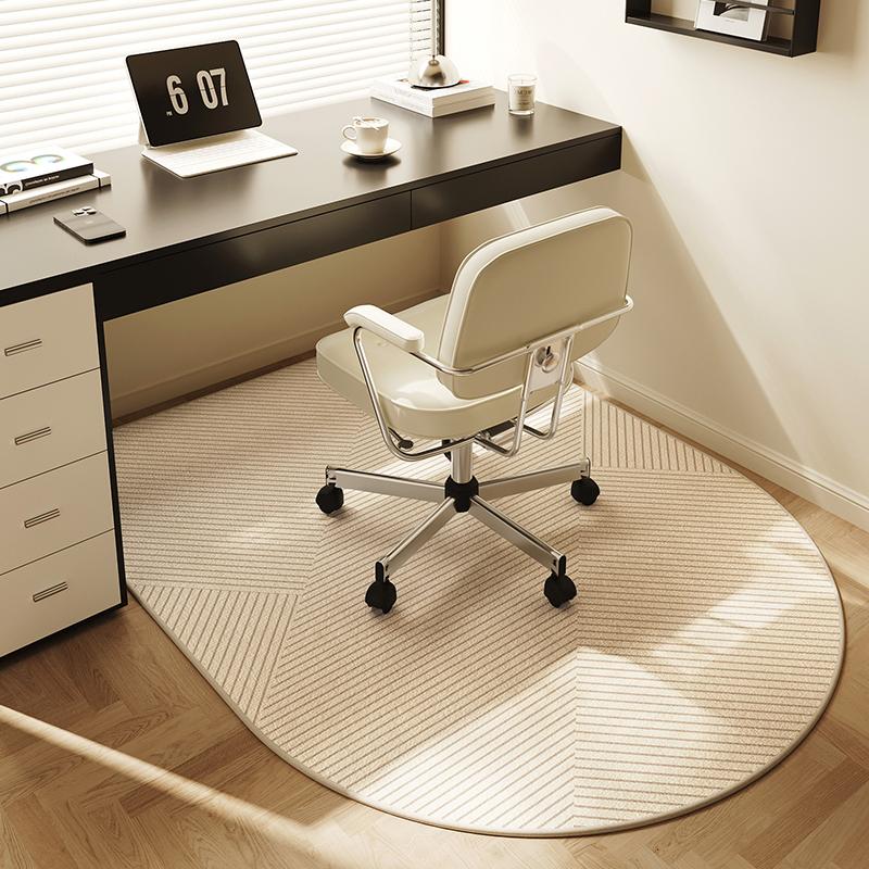 Computer Chair Non-Slip Mat Bedroom Dresser Chair Foot Mat Study Swivel Chair Floor Protection Mat Under Desk Carpet