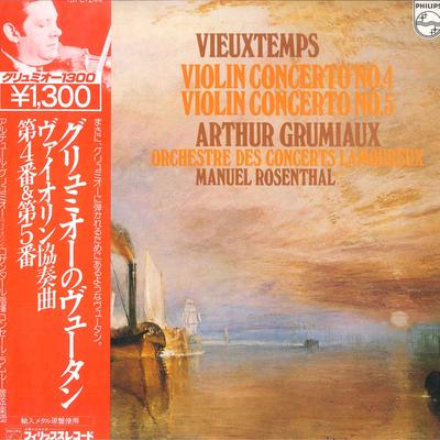 LP Record GRUMIAUX ROSENTHAL ORCHESTRE DES CO  Vieuxtemps Violin Concerto No.4 No 13PC244 PHILIPS 1980 Japan Obi Classical Used