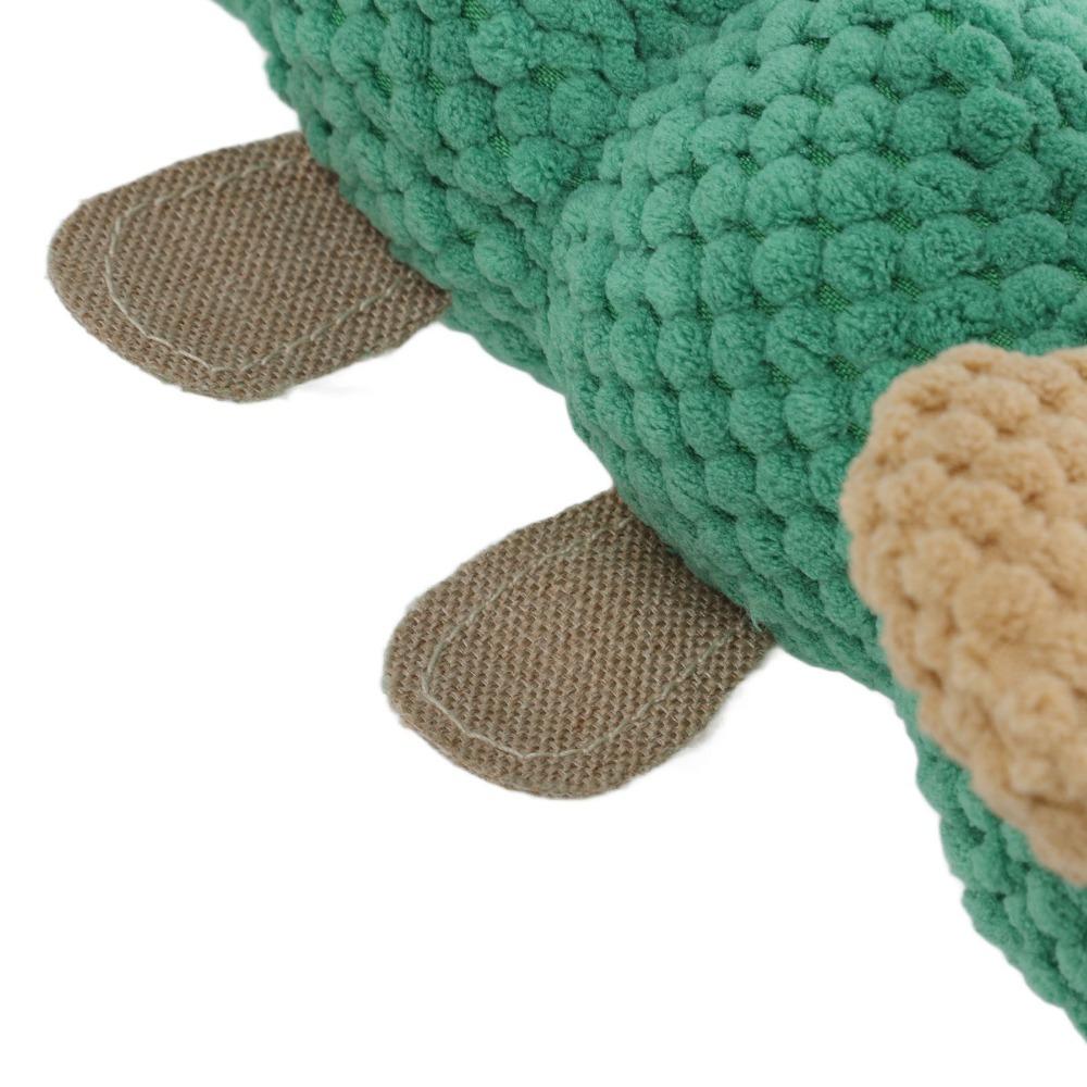 Cute Cartoon Pet Squeaky Toy Soft Plush Pet Companion Toy Dog Linen Toy  Boredom Relief Teething