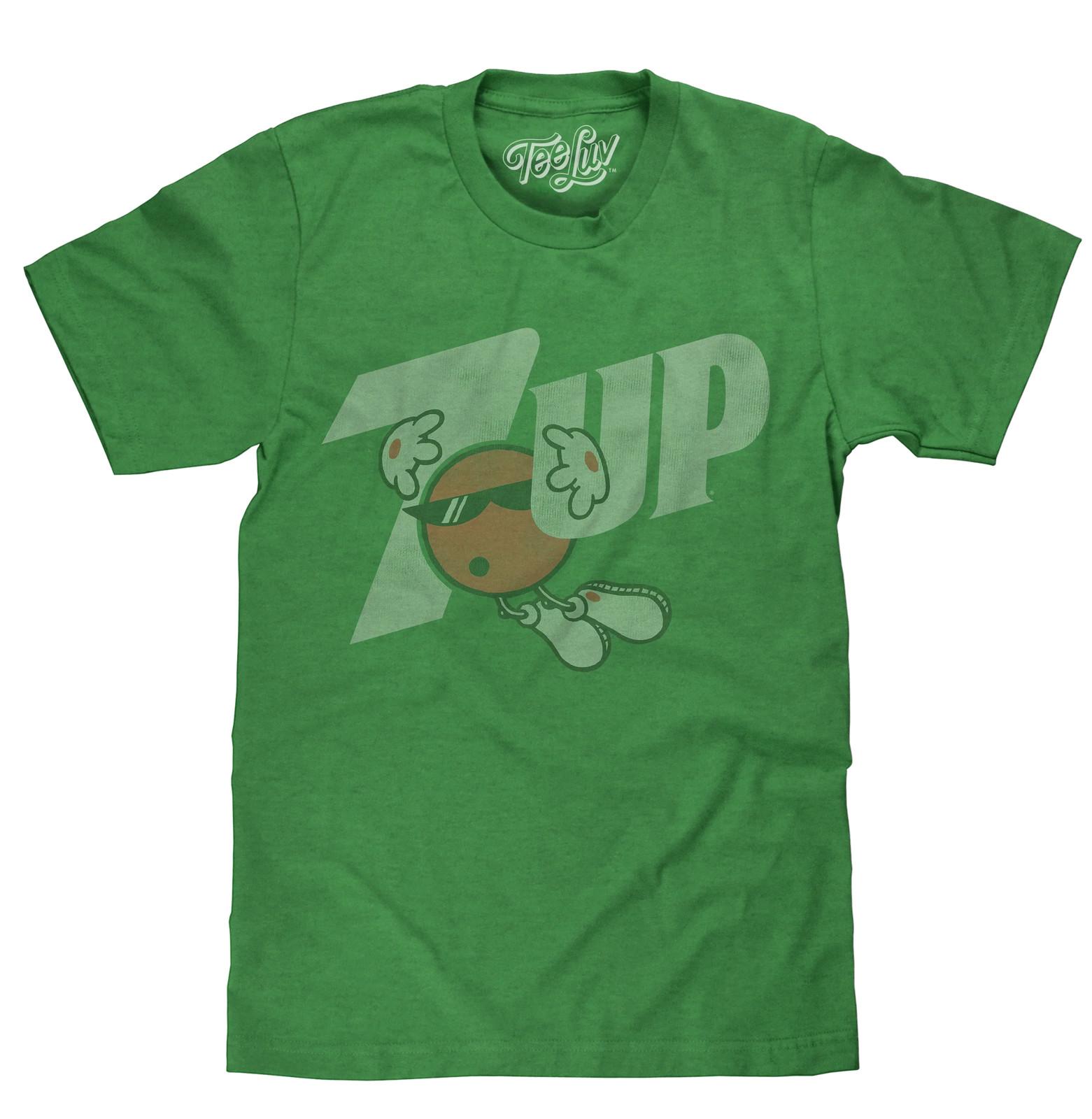 7UP Logo Mens T Shirt Green XXXXL