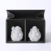 Two-God Pair Salt Set, Ebisu and Daikokuten Salt, Prayer Salt for Business Prosperity, Protection from Evil, Good Fortune, Purification, Offering,