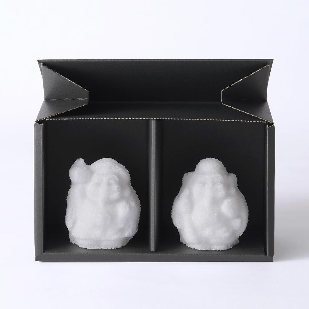 Two-God Pair Salt Set, Ebisu and Daikokuten Salt, Prayer Salt for Business Prosperity, Protection from Evil, Good Fortune, Purification, Offering,