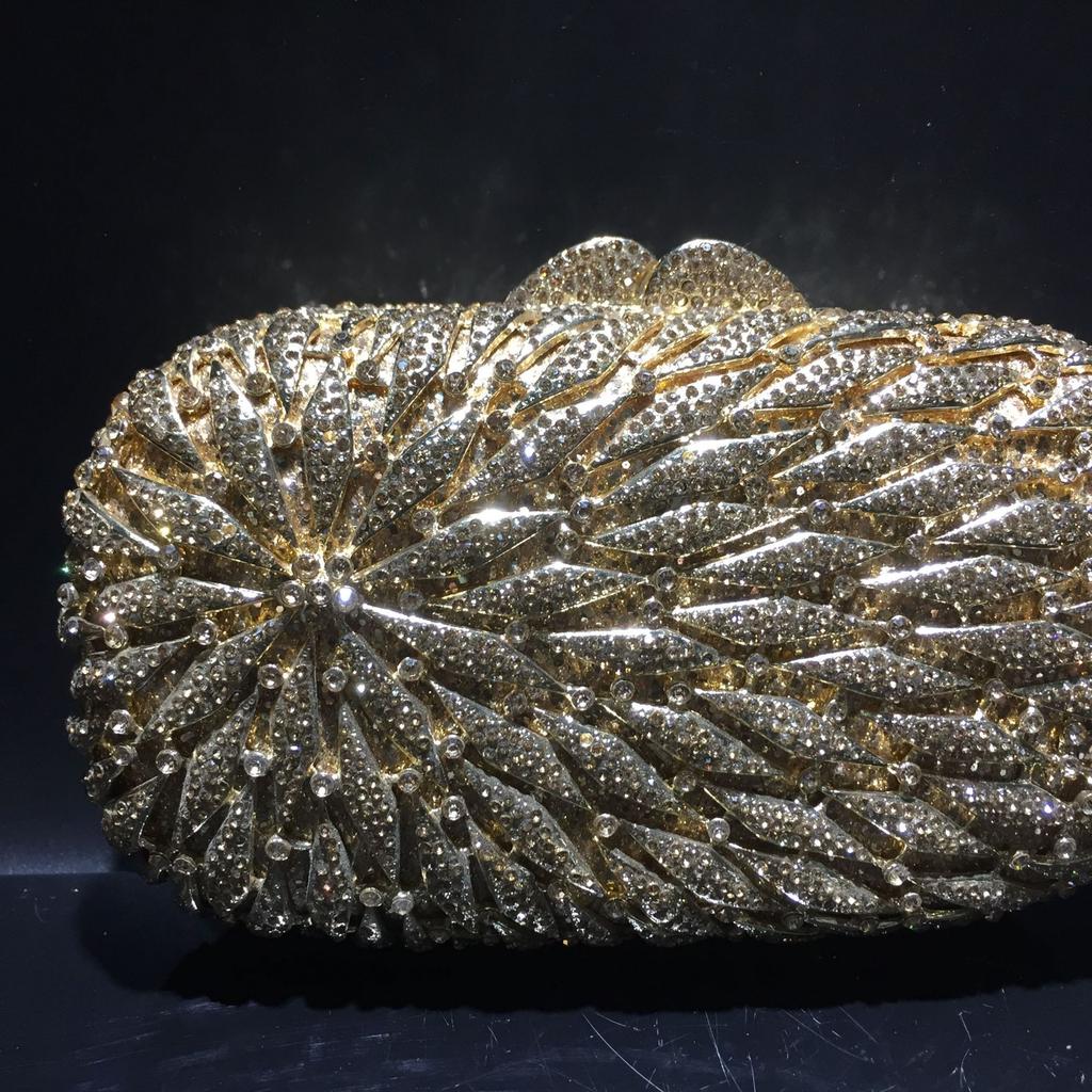 New design clutch evening bags designer women purse soiree pochette Rhinestones crystal party clutch bags wedding