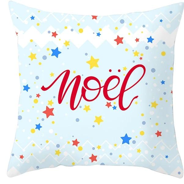 Santa Claus Socks, Elk Sheep, Christmas Tree Christmas, Christmas Decoration Pillow Sleeve Bedroom Sofa Restaurant Pillow Cover