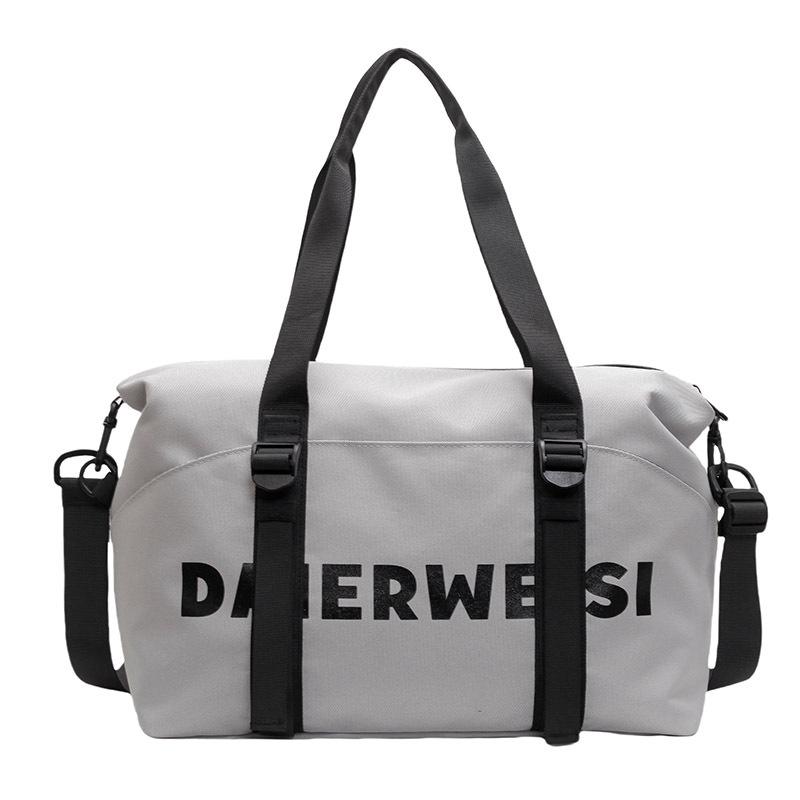 Large capacity travel bag, duffel bag, wet and dry separation, fitness and sports, shoulder leisure boarding bag, business trip storage