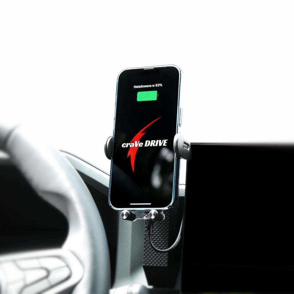 Support de téléphone automatique avec charge sans fil pour Dacia Duster 3 et Dacia Bigster - YouClip