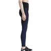 Nike Solid Color Slim Fit Mid Waist Casual Fitness Pants Women Bottoms Blue Black 810966-010