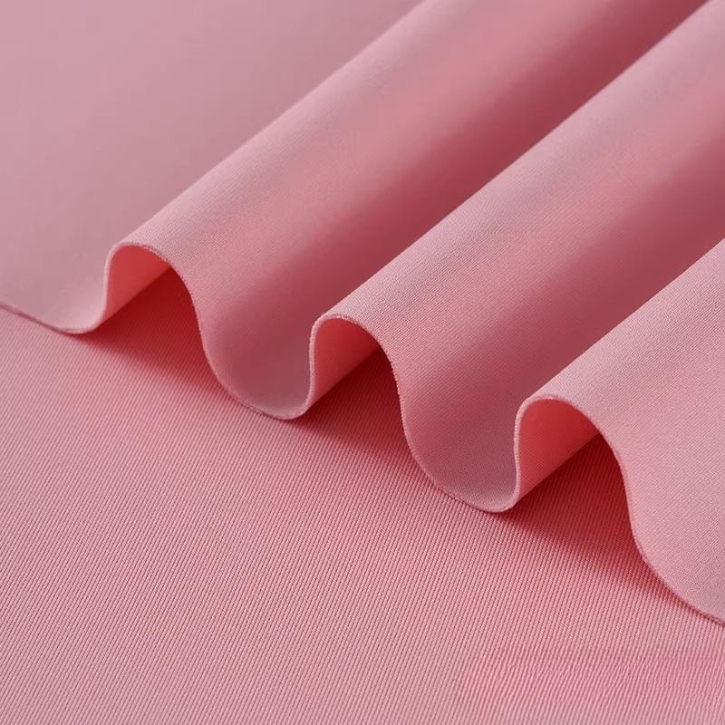 Air Layer Fabric Spring Summer Thin Knit Elastic Soft Breathable Clothing Fabric Cloth Sewing Polyester Spandex Rayon Material