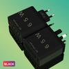 65W QC3.0 6-Port USB Fast Charger for Mobile Phones - US/EU/UK Standard
