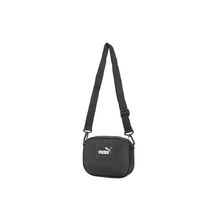 Puma Fabric Shoulder Bag Women's Pure Black (Unisex) Shoulder Bags 078346 01