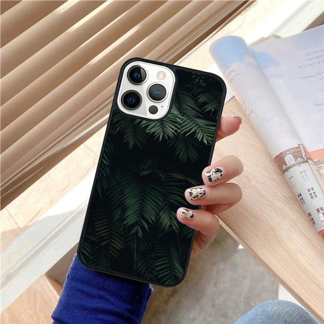 Tropical Palm Trees Leaf Plant Phone Case Cover For iPhone 17 Air 15 16 Pro Max 14 13 12 11 Pro Max Plus Coque