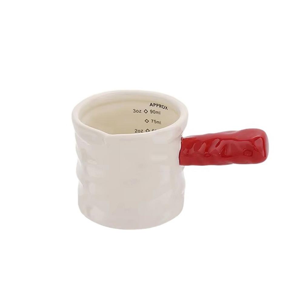 With Handle Ceramic Milk Jug Heat-resistant Coffee Extraction Cup Exquisite Small Milk Jar  Spice