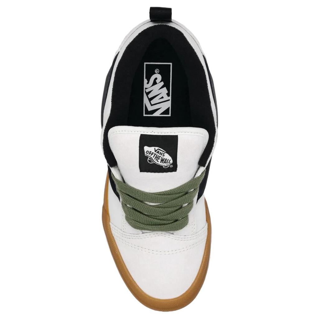 Vans Knu-Skool Gum White Black Unisex Sneakers VN000D6ZYB2
