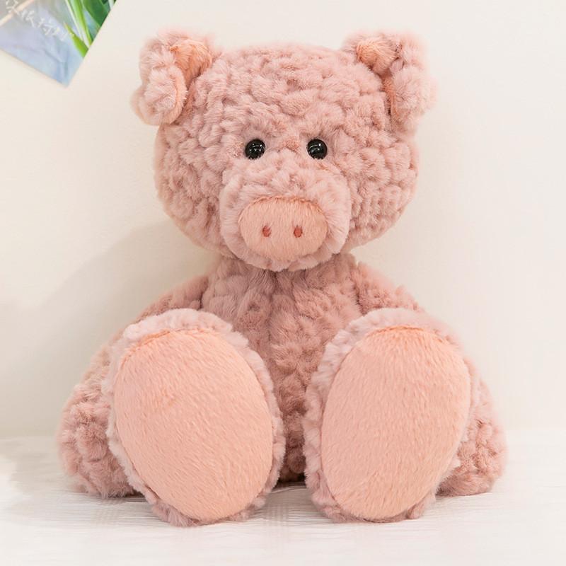 Plush Sheep Animal Toy With Soft Short Plush For Kids Sleep Decor