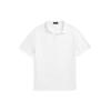 Polo Solid Color Logo Embroidered Casual Short Sleeve Polo Shirt Men Tops White MNPOKNI1N822741-100