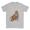 Punch Baby Monkey Team Punch The Monkey Cute T Shirt for Unisex Cotton Funny TShirts Round Collar Tee Shirt Short Sleeve Tops New