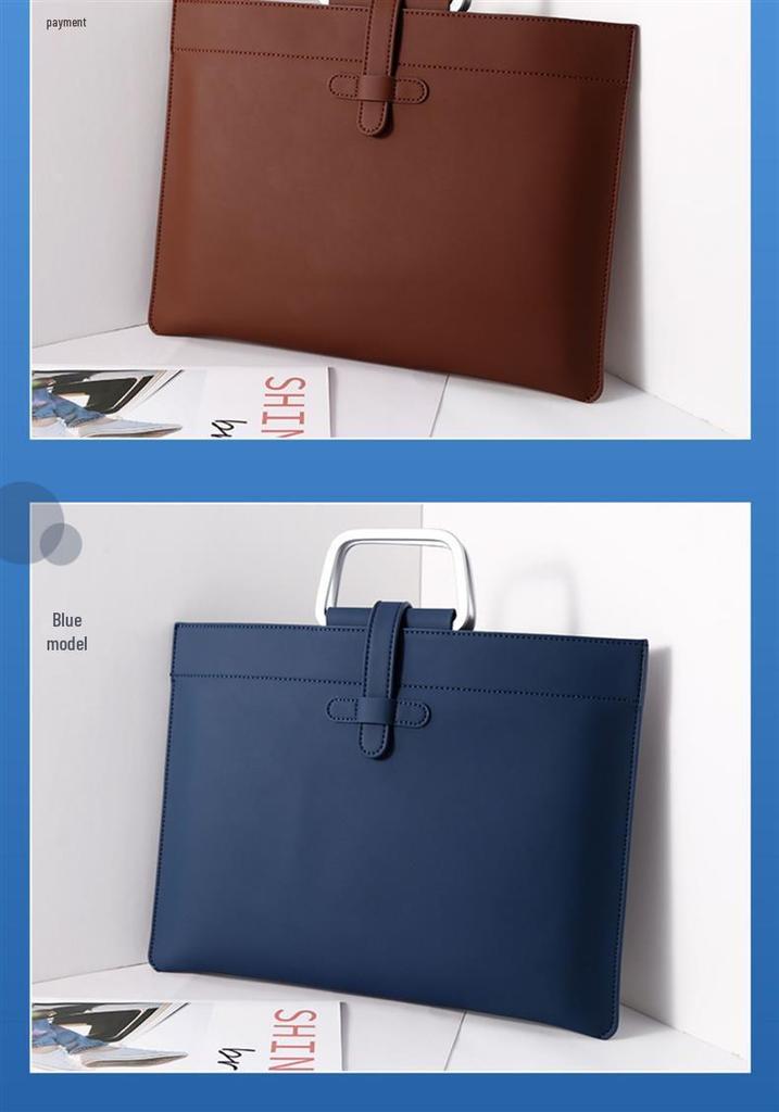Leather A4 Document & Briefcase Bag for Students