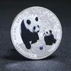 Zambia Wildlife Diamond-Studded Medal: Gorilla, Tiger, Blue Whale, Panda Souvenir Collection