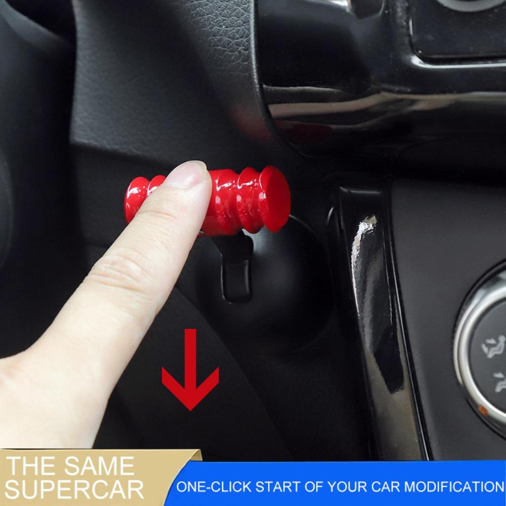 Cars One Click Start Button Metal Auto Start Button Joystick Engine Starting Stop Rocker Lever Car Accessories Interior Decor