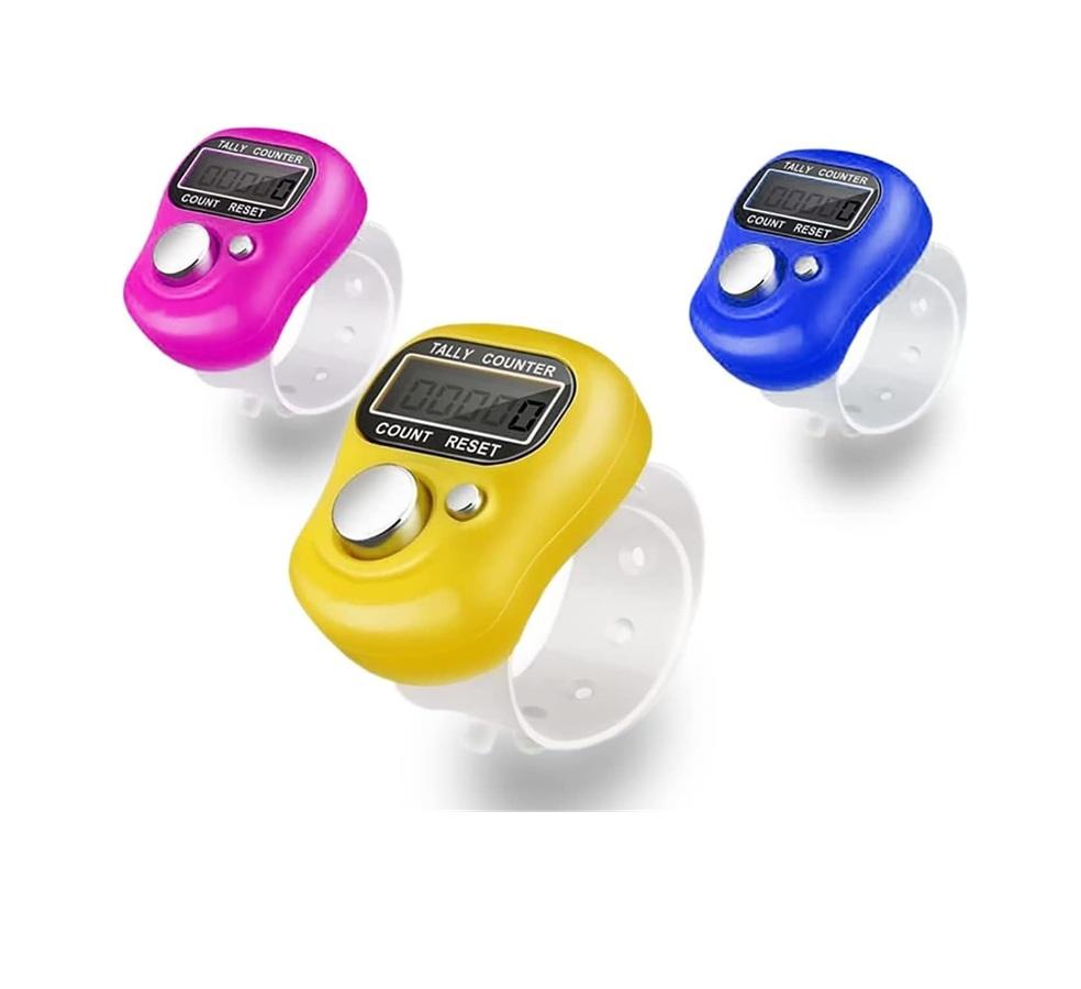 TreegoArt Mini Hand Tally Counter Finger Ring Digital Electronic Head Counter Counting Machine - Pack of 1