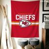 Kansas City Chiefs Wall Tapestry Aesthetic Wall Hanging Printed Fabric Blanket Decorative Tapestries for Bedroom Living Room Home Decor