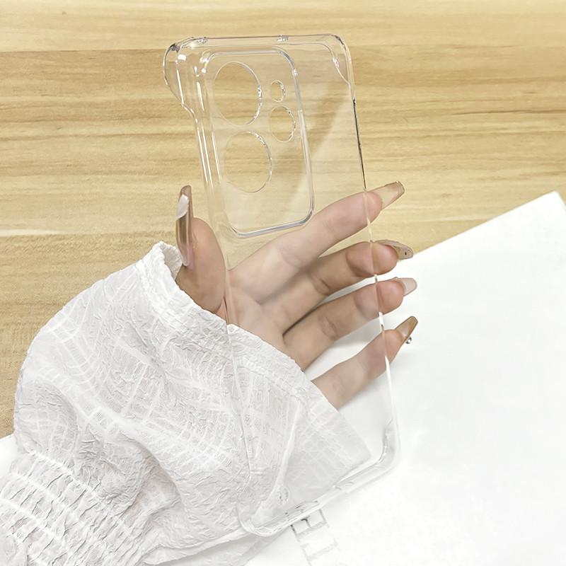 Luxury Plating Frameless Transparent Phone Case For Realme Neo7 GT7 6 5 2 Pro GT Neo 6 5 SE GT Neo 3 2 Shockproof Bumper Hard Back Protector Cover