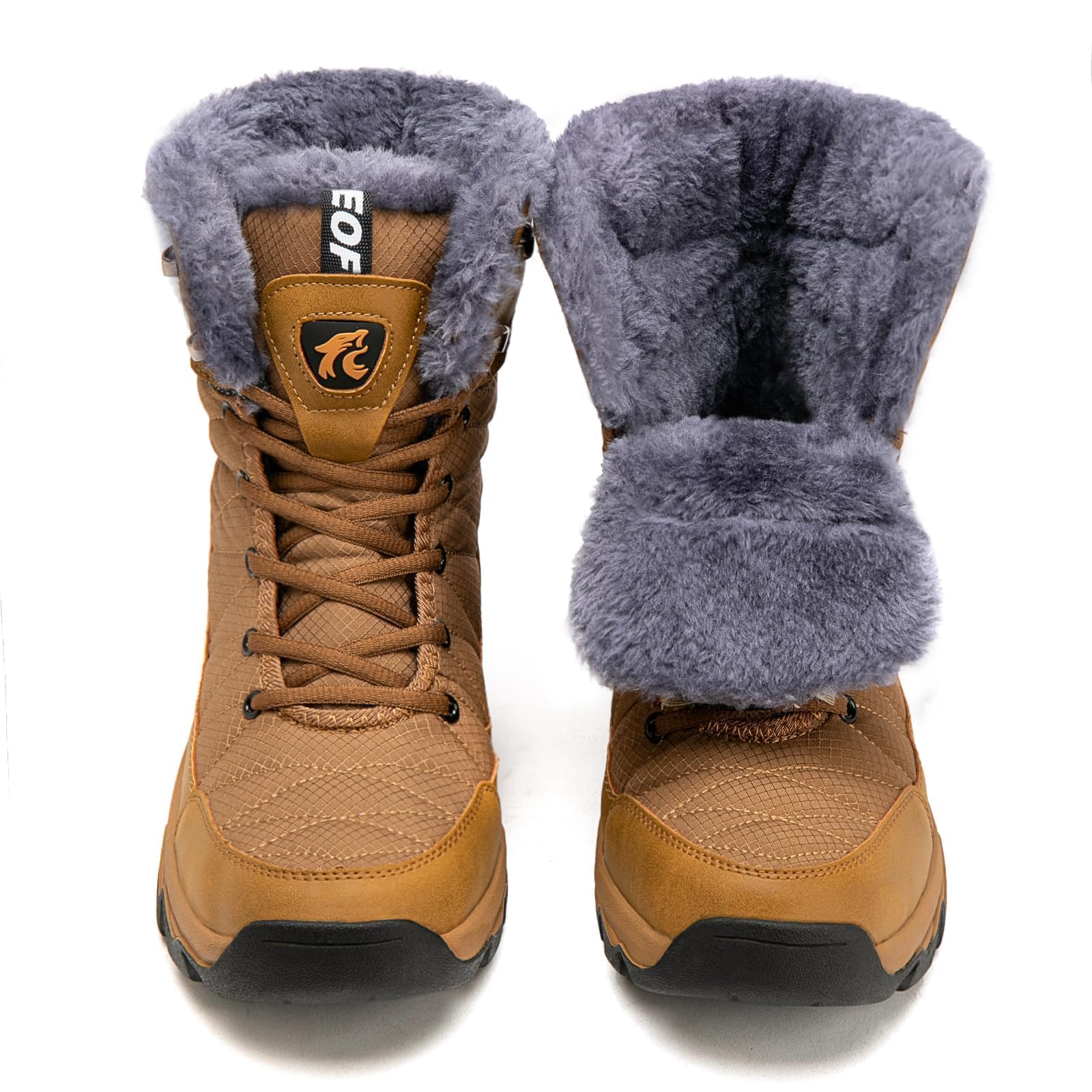 

MERPHINE Снег Снег Зима Холодная Погода Зимние Мужские Ботинки 3E Размер, Обувь, Ботинки, Ботинки, Ботинки, На Флисовой Подкладке, Водонепроницаемые, Высокие, На Подкладке Boa,