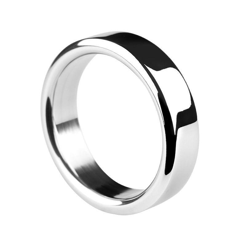 Stainless Steel Long-Lasting Lock Semen Ring: Male Enhancement Erotic Toy