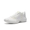 Anta Synthetic Leather Fabric White Gold Pattern Professional Anti-Twist Badminton Shoes Shock Absorption Support Wear-Resistant 112634403-1