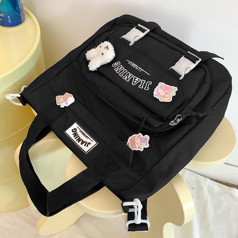

Primary School Girl Junior High School Student Burgundy Backpack High School Student College Student Backpack