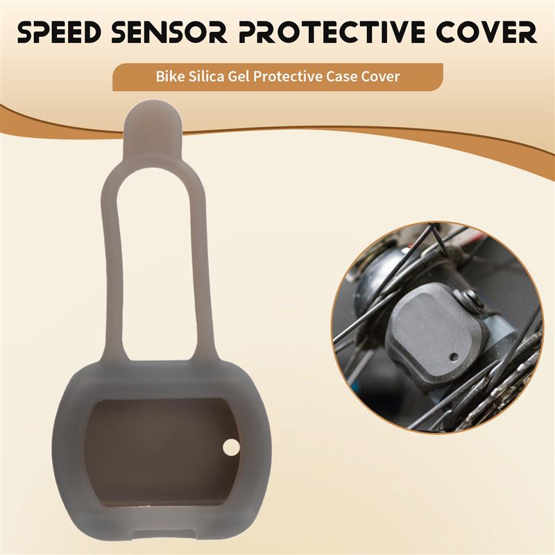 BA-Bicycle Computer Speed Sensor Bike Silica Gel Protective Case Cover Compatible For Garmin Speed Sensor2