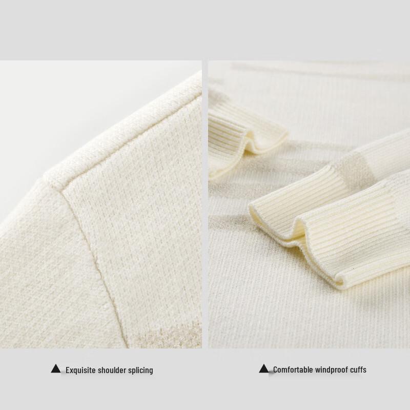 HLA Men's Romance of the Three Kingdoms Patterned Round Neck Knit Sweater