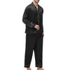 Pijamale pentru bărbați Mătase Mătase de gheață Versiune coreeană Set costum de casă cu pantaloni cu mânecă lungă pentru bărbați