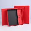 Vintage Kraft Notebook & Pen Gift Set with Customizable Logo Box