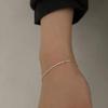 925 Silver Dot Snake Chain Bracelet