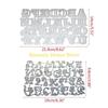 F26C Metal 26 Alphabets Cutting Die for DIY Photo Album Home Decorations