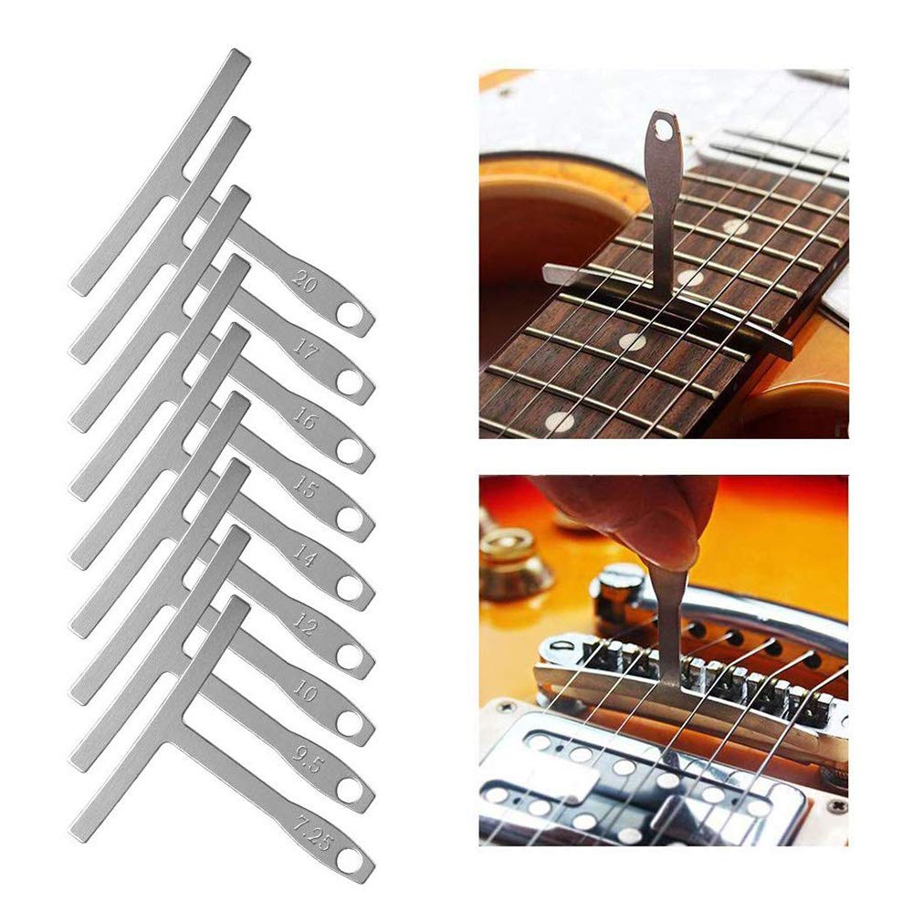 Flushbay Guitar Maintenance Repair Guitar Cleaning Set for and Includes Hex Nut Guitar String Height and Storage Bag Kit, Tools, Ukulele, Bass, Banjo,