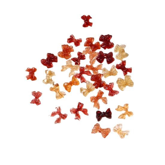 

30 шт./пакет, камелия, художественные стразы из смолы, бант, красивые прочные экологически чистые аксессуары для ногтей B