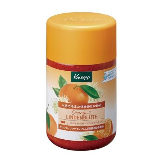[Official Kneipp] Bath salts Orange Lindenbaum scent 850g Sweating and warming