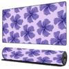 Purple Daisy Large Gaming Mouse Pad Cute Non-Slip Rubber Keyboard Pads Gamer Girls Aesthetic Office Desktop Decor Long Mousepad