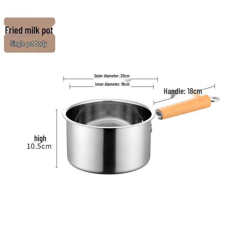 Wutuo Thickened Stainless Steel Multi-functional Frying Pot