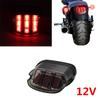 Motorcycle Eagle Claw LED Light Smoke Tail Light 12V License Plate Rear Lamp For Dyna Super Wide Glide Low Rider Fat Bob