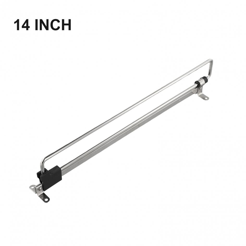 Iron and Plastic Pull Out Hanger Rail Extending Rack for Wardrobes and Cabinets
